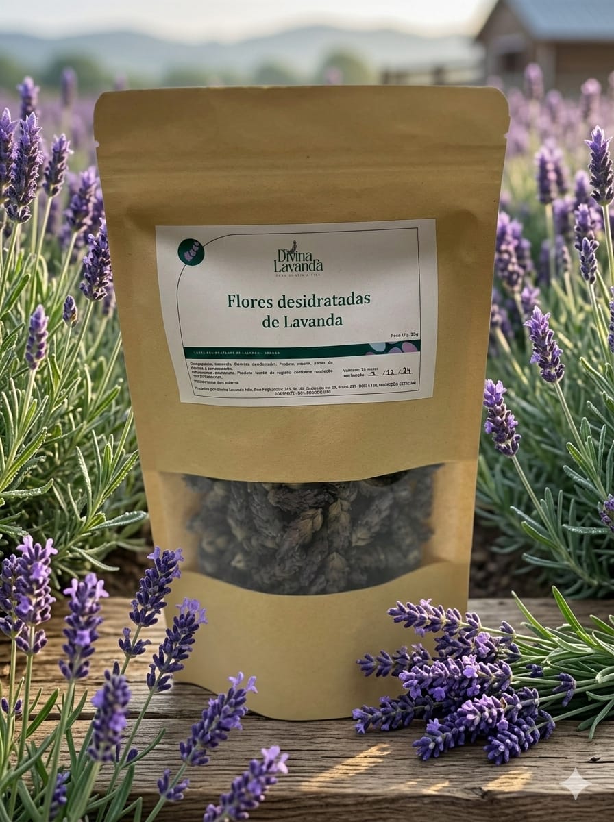 FLORES DESIDRATADAS E DEBULHADAS 15g/30g